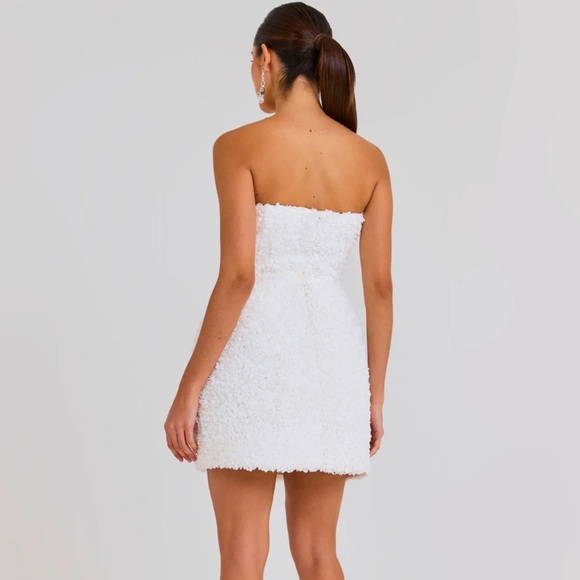 NADINE MERABI MAISY WHITE DRESS - Picture 2 of 3